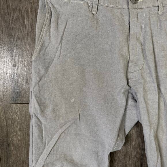 J Crew 484 Slim Fit Stretch Chambray Workwear Pants US Men's 30X30 New - Picture 7 of 8